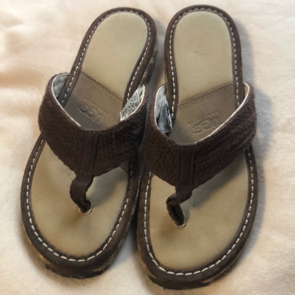 Brown UGG sandals